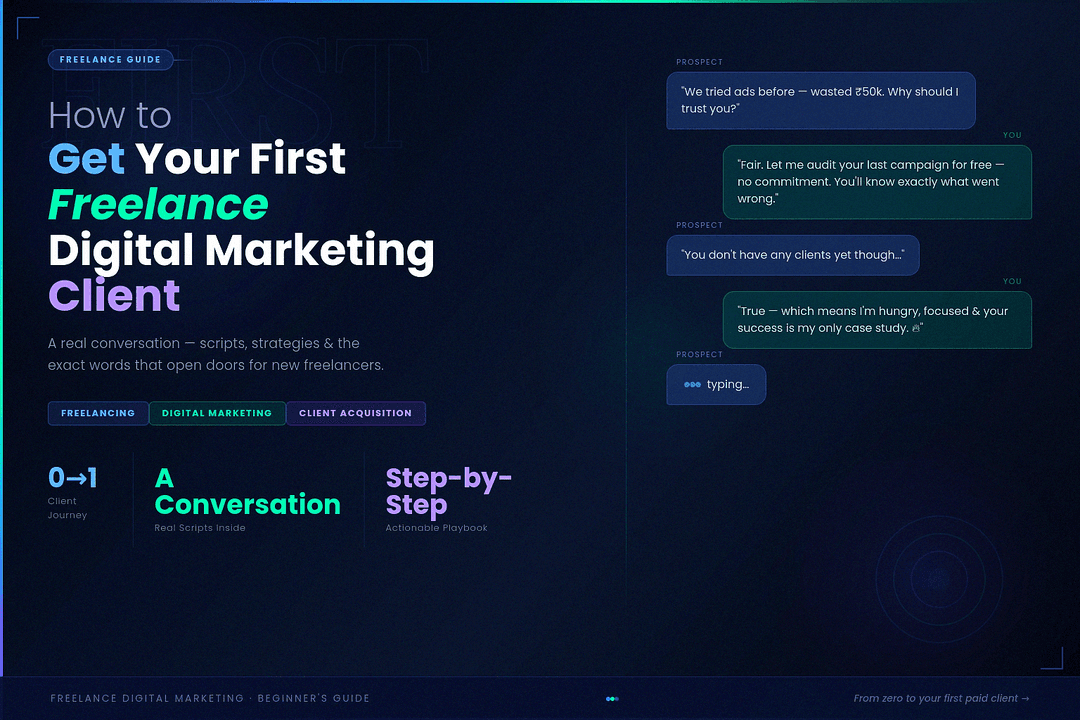 How to Get Your First Freelance Digital Marketing Client (A Conversation)